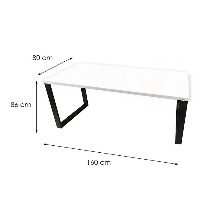 Játék Íróasztal Low Loft Fehér 160x80x3.6 Modell 0