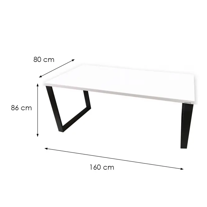 Játék Íróasztal Low Loft Fehér 160x80x3.6 Modell 0,3