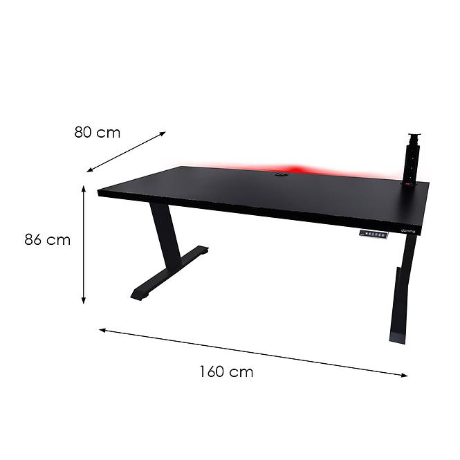 Játék Íróasztal Low Elektr. Fekete 160x80x3.6 Modell 3