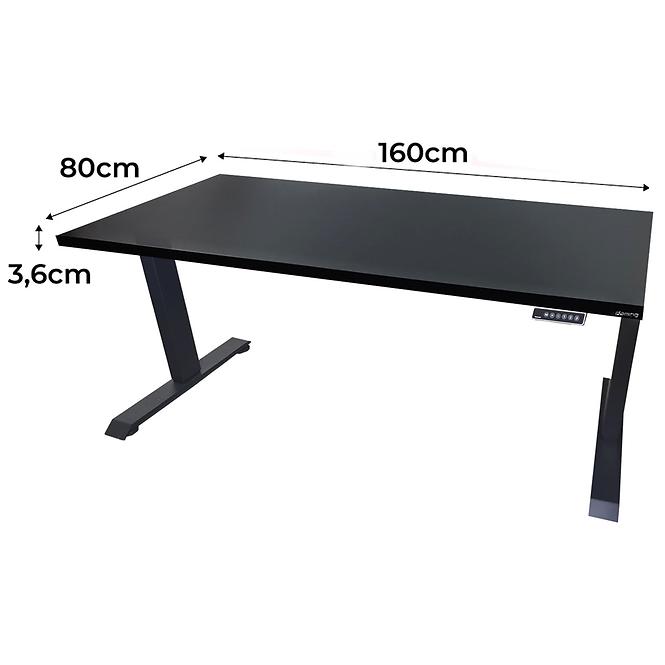 Játék Íróasztal Low Elektr. Fekete 160x80x3.6 Modell 0