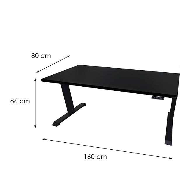 Játék Íróasztal Low Elektr. Fekete 160x80x3.6 Modell 0