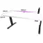 Játék Íróasztal Low Elektr. Fehér 160x80x3.6 Modell 3,2
