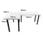 Játék Íróasztal Sarok Low Fehér 180x120x2.8 Modell 0,2