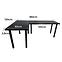 Játék Íróasztal Sarok Low Fekete 180x120x2.8 Modell 0,2