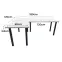 Játék Íróasztal Sarok Top Fehér 180x120x2.8 Modell 0,2