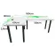 Játék Íróasztal Sarok Top Fehér 180x120x2.8 Modell 2,2