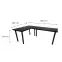 Játék Íróasztal Sarok Top Fekete 180x120x2.8 Modell 0,3