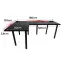 Játék Íróasztal Sarok Top Fekete 180x120x3.6 Modell 3,2
