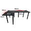 Játék Íróasztal Sarok Top Fekete 180x120x3.6 Modell 3,2