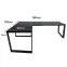 Játék Íróasztal Sarok Loft Low Fekete 180x120x1.8 Modell 0,2