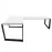 Játék Íróasztal Sarok Loft Low Fehér 180x120x2.8 Modell 0