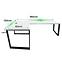 Játék Íróasztal Sarok Loft Low Fehér 180x120x2.8 Modell 2,2