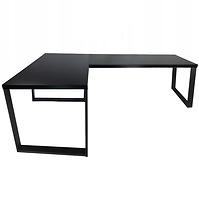 Játék Íróasztal Sarok Loft Low Fekete 180x120x2.8 Modell 0
