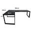 Játék Íróasztal Sarok Loft Low Fekete 180x120x2.8 Modell 0,2