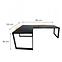 Játék Íróasztal Sarok Loft Low Fekete 180x120x2.8 Modell 1,3
