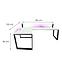 Játék Íróasztal Sarok Loft Low Fehér 180x120x3.6 Modell 3,3