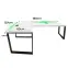Játék Íróasztal Sarok Loft Top Fehér 180x120x2.8 Modell 2,2