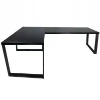 Játék Íróasztal Sarok Loft Top Fekete 180x120x2.8 Modell 0