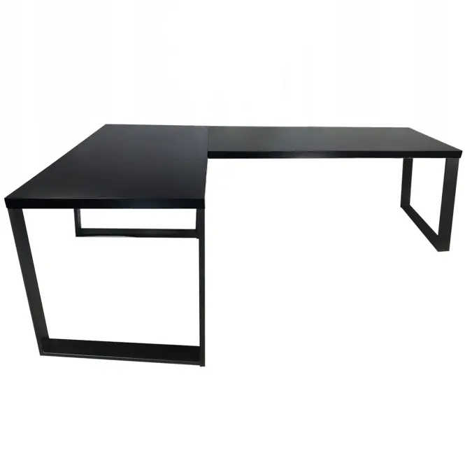 Játék Íróasztal Sarok Loft Top Fekete 180x120x2.8 Modell 0