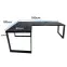 Játék Íróasztal Sarok Loft Top Fekete 180x120x2.8 Modell 2,2