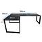 Játék Íróasztal Sarok Loft Top Fekete 180x120x2.8 Modell 2,2