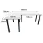 Játék Íróasztal Sarok Low Fehér 202x136x1.8 Modell 0,2