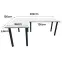 Játék Íróasztal Sarok Low Fehér 202x136x2.8 Modell 0,2