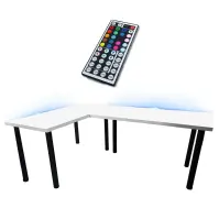 Játék Íróasztal Sarok Low Fehér 202x136x2.8 Modell 1