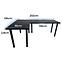 Játék Íróasztal Sarok Low Fekete 202x136x2.8 Modell 2,2