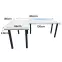 Játék Íróasztal Sarok Top Fehér 202x136x2.8 Modell 1,2