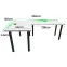 Játék Íróasztal Sarok Top Fehér 202x136x2.8 Modell 2,2