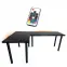 Játék Íróasztal Sarok Top Fekete 202x136x2.8 Modell 1