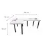Játék Íróasztal Sarok Top Fehér 202x136x3.6 Modell 3,3