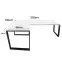 Játék Íróasztal Sarok Loft Low Fehér 202x136x1.8 Modell 0,2