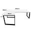 Játék Íróasztal Sarok Loft Low Fehér 202x136x1.8 Modell 0,2