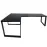 Játék Íróasztal Sarok Loft Low Fekete 202x136x1.8 Modell 0