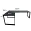 Játék Íróasztal Sarok Loft Low Fekete 202x136x1.8 Modell 0,2