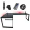 Játék Íróasztal Sarok Loft Low Fekete 202x136x3.6 Modell 3