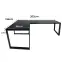 Játék Íróasztal Sarok Loft Top Fekete 202x136x2.8 Modell 0,2