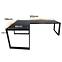 Játék Íróasztal Sarok Loft Top Fekete 202x136x2.8 Modell 1,2