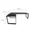 Játék Íróasztal Sarok Loft Top Fekete 202x136x2.8 Modell 1,3