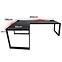 Játék Íróasztal Sarok Loft Top Fekete 202x136x3.6 Modell 3,2