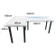 Játék Íróasztal Sarok  Low Fehér 240x160x3.6 Modell 0,2