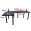 Játék Íróasztal Sarok  Low Fekete 240x160x3.6 Modell 3,2