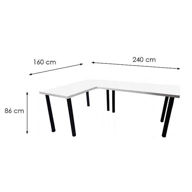 Játék Íróasztal Sarok  Top Fehér 240x160x3.6 Modell 0