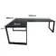 Játék Íróasztal Sarok Loft Low Fekete 240x160x3.6 Modell 0,2