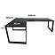 Játék Íróasztal Sarok Loft Low Fekete 240x160x3.6 Modell 0,2