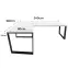 Játék Íróasztal Sarok Loft Top Fehér 240x160x3.6 Modell 0,2