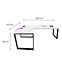 Játék Íróasztal Sarok Loft Top Fehér 240x160x3.6 Modell 3,3