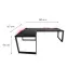 Játék Íróasztal Sarok Loft Top Fekete 240x160x3.6 Modell 3,3